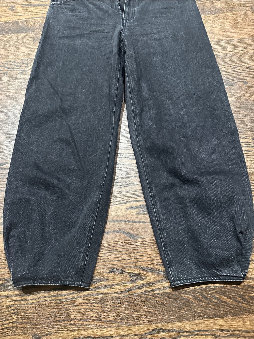 Tibi Black Relaxed Jeans - Picture 3 of 9